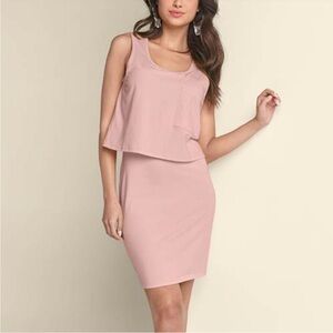 NEW VENUS Tshirt Tank Dress | Pink